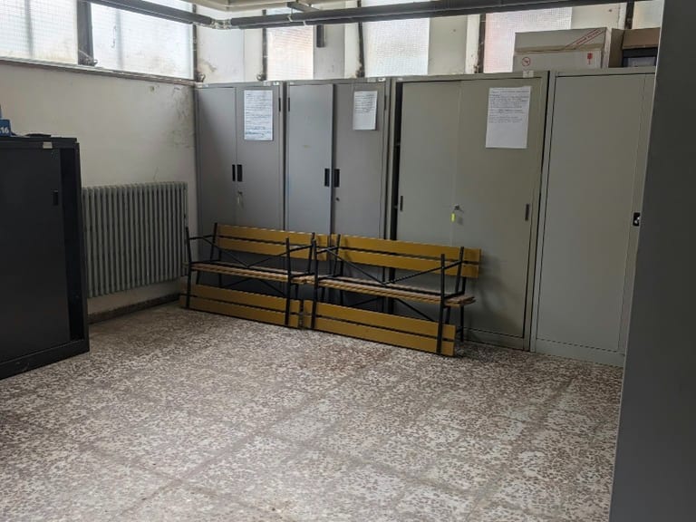 Locale scolastico liberato dopo lo sgombero